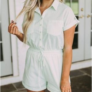 These Three Boutique Seeksuck Romper